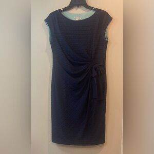 CB Established Navy Blue Cap Sleeve Dress